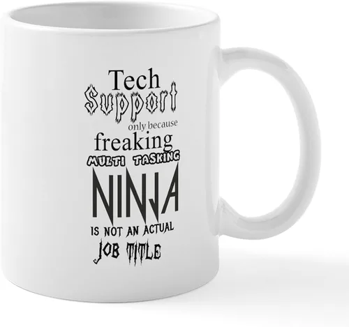 Miniatura 136 de CafePress Ascii - Taza de café de cerámica, taza de té, 11 onzas