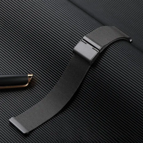 Miniatura 7 de Maledan Correa de metal compatible con Fitbit Versa 2 correas para hombres y mujeres, accesorios de repuesto de malla de acero inoxidable ajustable