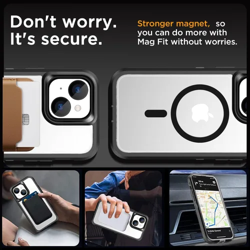 Miniatura 2 de AICase Funda para iPhone 13/14/16e [Compatible con Magsafe], Protección contra caídas de alta resistencia, Defensa multicapa, Grado militar