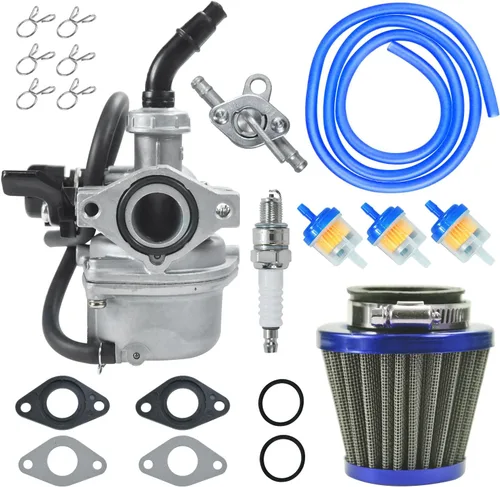 Miniatura 11 de HOLATO Kit de Carburador PZ19 Carb Filtro de Aire Línea de Combustible para 50cc 70cc 90cc 110cc 125cc Tao Tao GK110 Baja SSR Apollo Coolster Chino