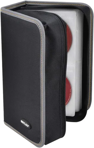 Miniatura 7 de Funda para CD y DVD, capacidad de 128 unidades, almacenamiento de DVD, soporte para discos de CD, estuche de CD, carteras VCD, estuche multimedia
