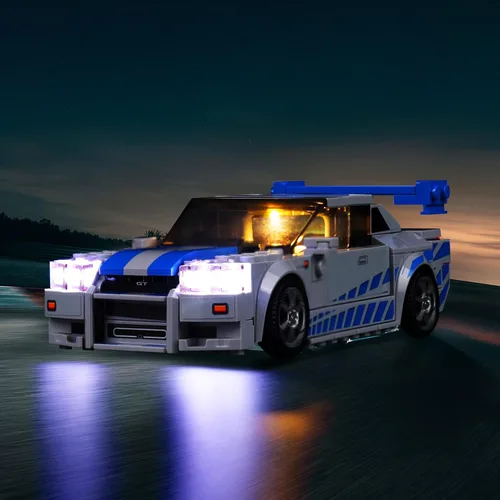 Miniatura 9 de Kit de luces mejorado compatible con el modelo de auto Lego Technic Ford GT 2022 42154, decoración de luces compatible con 42154 (modelo no incluido)