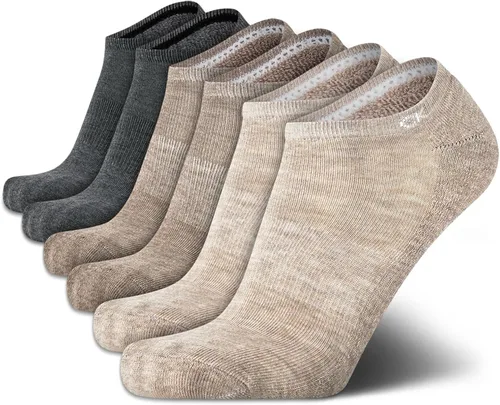 Miniatura 117 de Calvin Klein Calcetines para hombre, mezcla de algodón, acolchados, sin talla, forro de calcetines atléticos (6 unidades)
