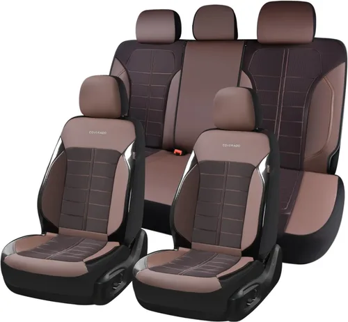 Miniatura 21 de Coverado Funda de asiento de automóvil, funda de asiento delantero de automóvil, malla de aire 3D, protectores de asiento transpirables, diseño
