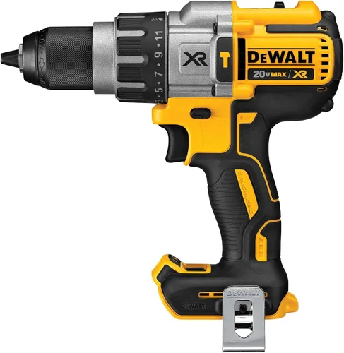 DEWALT Taladro de martillo inalámbrico MAX XR de 20 V, sin escobillas, resistente de 1/2 pulgada, 3 velocidades, solo herramienta (DCD996B)