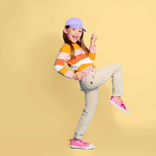 Miniatura 36 de DALIX Gorra plana de algodón, color marrón, náutico, rosa, rojo o blanco, para niños o jóvenes