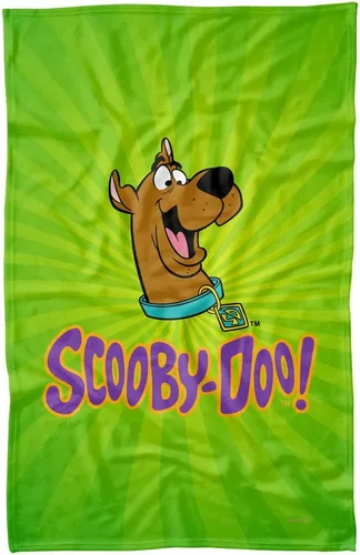 LOGOVISION Scooby Doo Burst - Manta de forro polar de 36 x 58 pulgadas, explosión