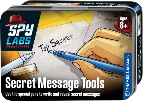 Miniatura 8 de Thames & Kosmos Spy Labs Inc: Herramientas de mensajes secretos intercambian información confidencial con bolígrafos secretos Herramientas
