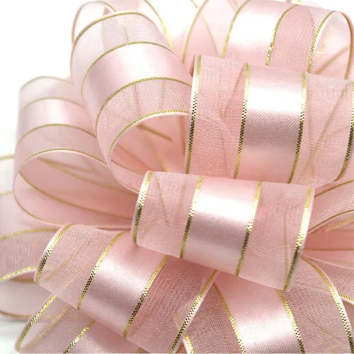 Miniatura 2 de 6 lazos para tirar, lazos para envolver regalos, lazos para cestas de boda, lazos de regalo, lazos grandes para regalos Rosado melocotón