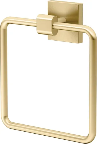 Miniatura 9 de Gatco 5672 Anillo de toalla acampanado, latón cepillado negro mate combo