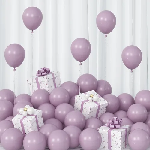 Miniatura 22 de Globos azul claro de látex de 5, 10, 12, 18 pulgadas, diferentes tamaños, 103 piezas de globos mate azul cielo azul bebé para decoración de fiesta