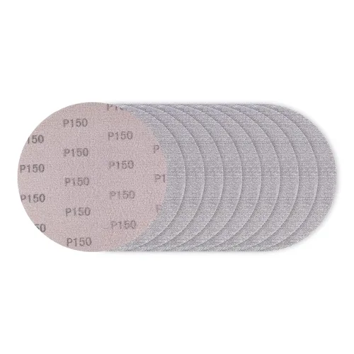 SALI 10 piezas de papel de lija abrasivo de malla de 9 pulgadas, lijadora de paneles de yeso, disco de lijado de gancho y bucle sin polvo para