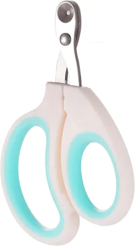 Miniatura 10 de Cortaúñas para gatos con orificio de corte circular. Evita cortar las uñas de mascotas en exceso. Juego profesional de recortadora de patas de hoja