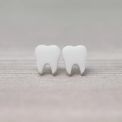 Miniatura 33 de Pendientes acrílicos cortados con láser sin metal en postes de plástico