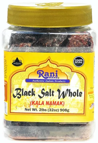 Miniatura 9 de Rani - Sal negra en polvo (Kala Namak) mineral 11.36kg (400oz / 25lbs) Caja a granel ~ Sin refinar, pura y natural Vegano Apto para gluten Sin
