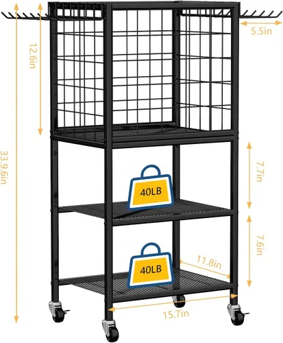 Miniatura 6 de Estante de Mancuernas para Hogar, Estante de Peso para Gimnasio en Casa, Estante de Almacenamiento para Esterilla de Yoga, Organizador de Equipo