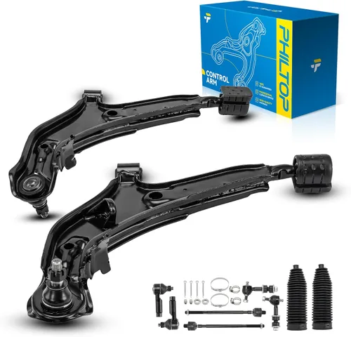 Miniatura 49 de PHILTOP Brazos de control delanteros inferiores con rótulas, barra estabilizadora, enlaces finales de barras de acoplamiento, kit de suspensión