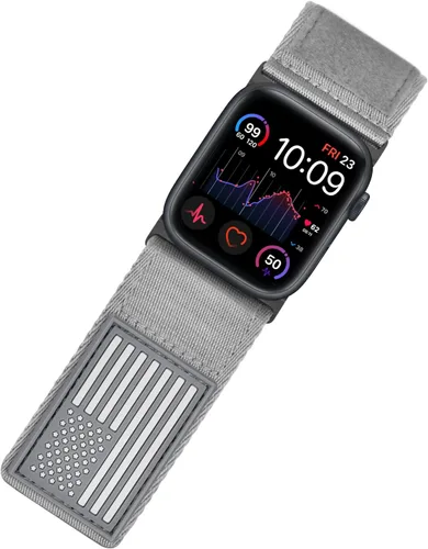 Miniatura 21 de Tefeca Serie Fortitude USA Band Ultra Ancho Compatible con Apple Watch Ultra 2/Ultra 49mm, Serie 10 46mm, Serie 9/8/7 45mm, SE2/SE/6/5/4 44mm