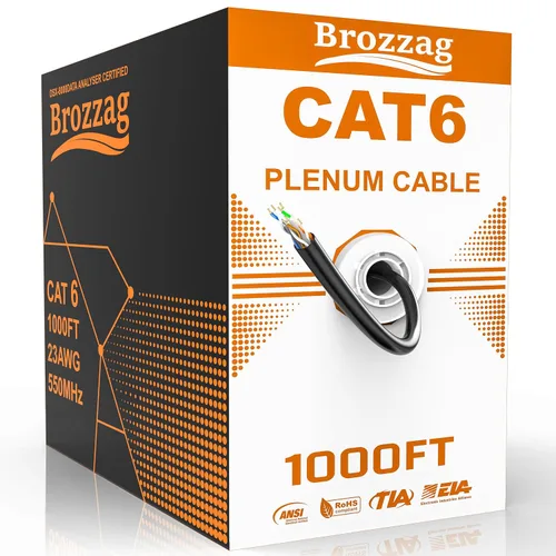 Miniatura 20 de Cable Ethernet de 10 pies para Cat6/Cat5E, 10 Gbps compatible con Cat8/Cat7, cable de red 24AWG para interiores y exteriores, entierro directo
