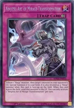 Yu-Gi-Oh! - Ninjitsu Art of Mirage Transformation - SHVA-EN015 - Secret Rare - 1ª Edición - Sombras en Valhalla