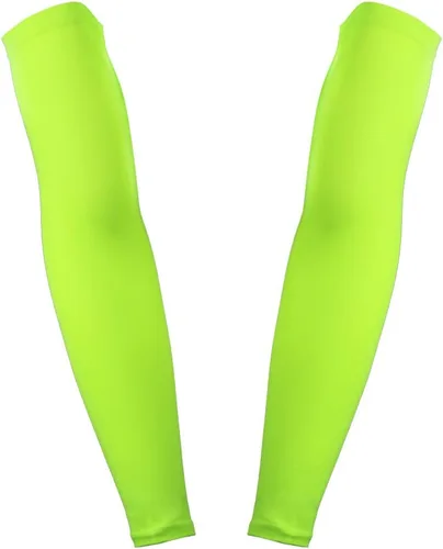 Miniatura 2 de Elixir Golf Sun - Mangas de enfriamiento para brazo de compresión para brazos, protección UV, verde neón (1 par)