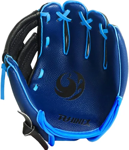 Miniatura 2 de PHINIX Guantes de béisbol para niños de Tee Ball y guantes de entrenamiento de 21.6 cm Lanzamiento de mano derecha naranja