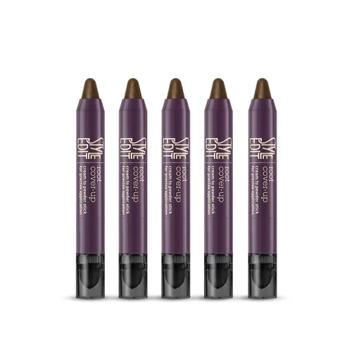 Miniatura 13 de Style Edit Barra de Retoque de Raíz para Cobertura de Cabello Gris y Marrón Oscuro, Color Temporal de Cabello, Bolígrafo de Esponja de Sombreado