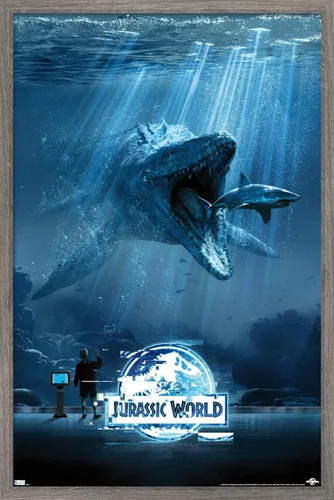 Miniatura 9 de Trends International Jurassic World - Póster de pared de agua, 14.725 x 22.375 pulgadas, versión premium sin marco