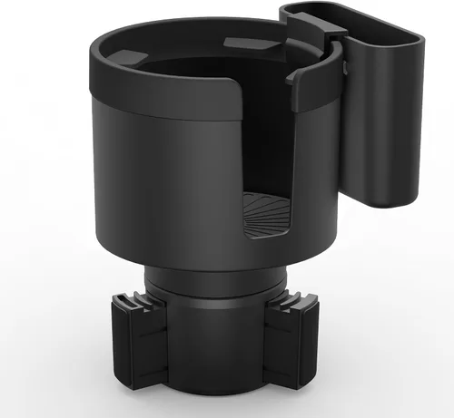 Miniatura 8 de Seven Sparta Expansor de portavasos con soporte para teléfono y acceso para cables, organizador de automóvil 3 en 1, caja de almacenamiento lateral
