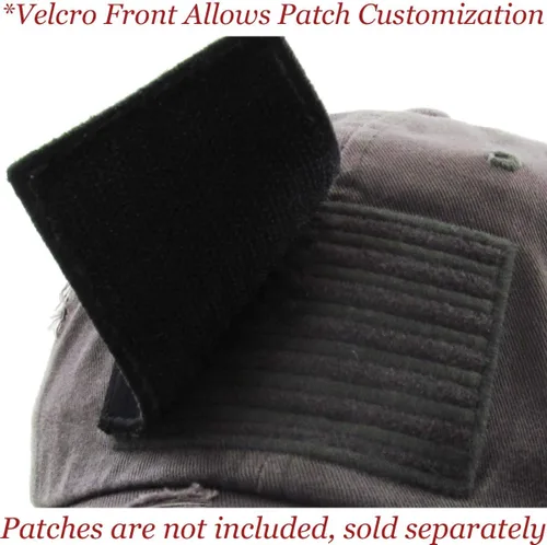 Miniatura 298 de KBETHOS Tactical Operator Collection USA Fishing Mesh Ballcap Flag Patch America Outdoors Trucker Baseball Cap