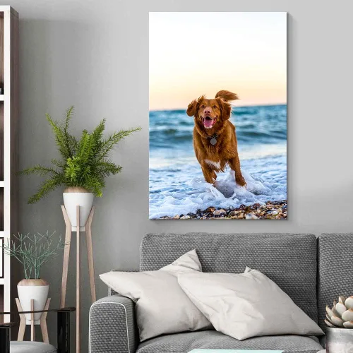 Miniatura 5 de NWT - Fotografía personalizada sobre lienzo con diseño de mascota y animal