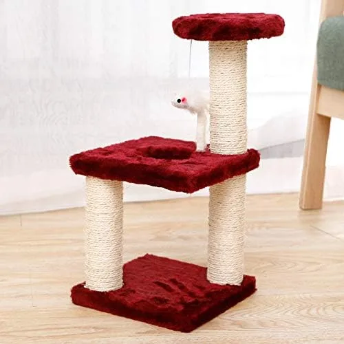 Miniatura 10 de Rascador de gato con marco de escalada para gatos, juguete para gato, cuerda de sisal, árbol de gato, gatito, parque infantil, muebles para mascotas