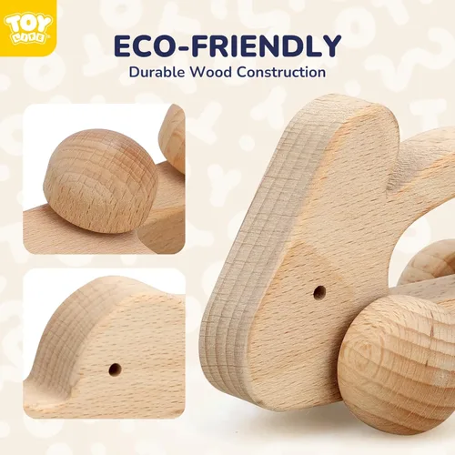 Miniatura 4 de TOY Life Juguetes de madera, juguetes Montessori para bebés de 6 a 12 meses, juguetes de madera para bebés de 1 a 3 años, decoración del cuarto