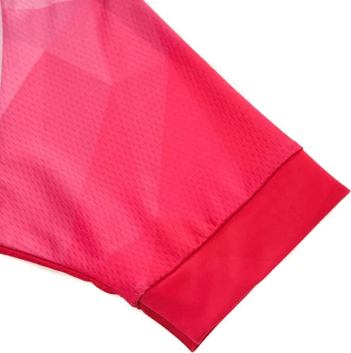 Miniatura 155 de Camiseta de ciclismo para mujer, manga corta y pantalones cortos de ciclismo acolchados para verano