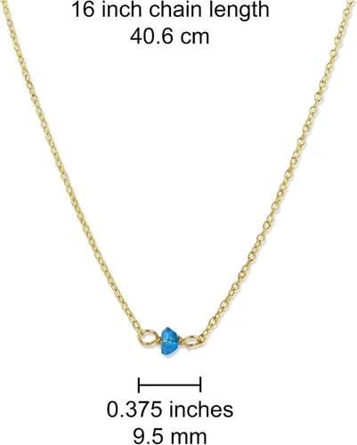 Miniatura 205 de Gargantilla de piedra natal – Regalo de cumpleaños, regalo para niña, mujer, amiga, hija, esposa, mamá, ella, joyas de piedras preciosas para uso