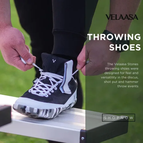 Miniatura 4 de VELAASA Piedras Zapatos de lanzamiento Zapatos de tiro de disco para hombres y mujeres Zapatos de tiro y jabalina para correr Equipo