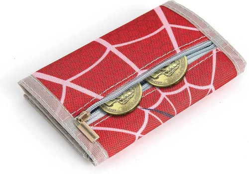 Miniatura 5 de Nitort Billetera, carteras de lona para deportes al aire libre para niños, bonita cartera con cremallera para niños, cartera de bolsillo frontal