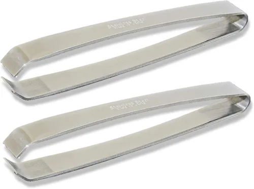 Miniatura 8 de RCI GLOBAL - Pinzas de hueso de pescado fabricadas en Japón, antideslizantes, agarre de precisión, deshuesado, salmón, lubina, bagre, acero