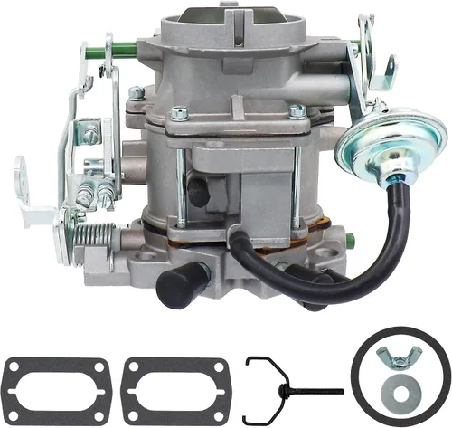 Miniatura 5 de NENKUTEN Carburador de 2 Barriles para Modelos de Dodge Truck Plymouth 273-318 4.5L 5.2L Motores V8 1966-1973 BBD Obturador Manual de 2BBL con Juntas