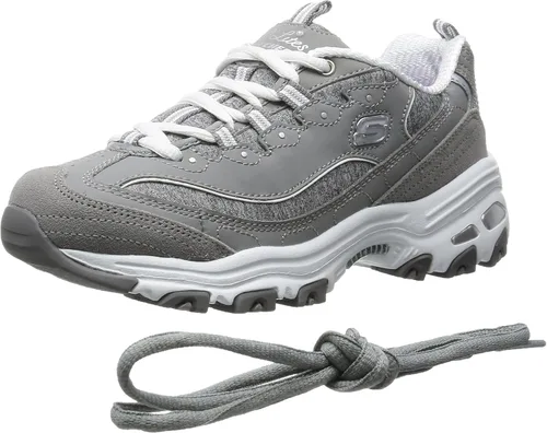 Miniatura 7 de Skechers D'Lites - Tenis de espuma viscoelástica con cordones para mujer