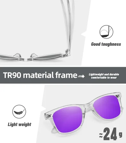 Miniatura 30 de MEETSUN Polarized Sunglasses for Women Men Classic Retro Square Frame Driving Sun Glasses UV Protection