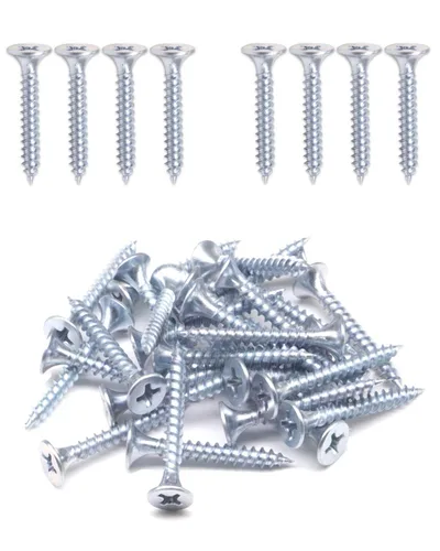 IMScrews 100 tornillos para paneles de yeso de 1 pulgada, Phillips de cabeza plana #6, rosca fina, punta afilada, ideales para paneles de yeso,