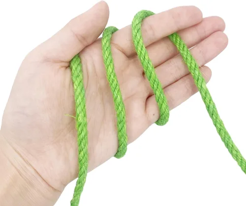 Miniatura 3 de Leecogo - Cuerda de yute natural de 6 mm, 30 metros, perfecta para jardinería en casa, macramé, manualidades, bricolaje, reemplazo y reparación