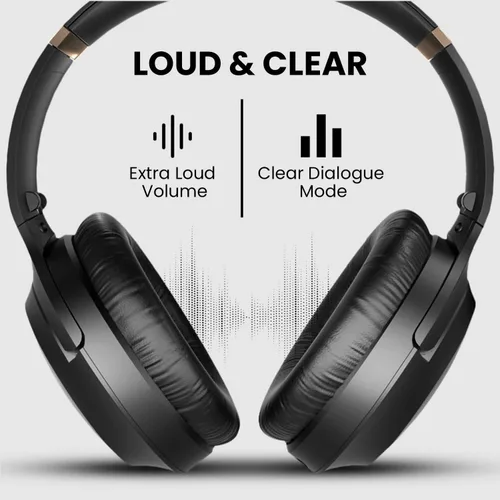 Miniatura 4 de Avantree Duet - Auriculares inalámbricos duales para ver televisión, voz clara y volumen alto para personas mayores y personas con dificultades