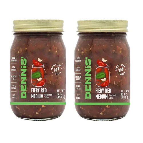 Miniatura 10 de Dennis' Gourmet - Salsa de frijoles negros y maíz totalmente natural Esta salsa fresca y abundante para restaurante es baja en azúcar, baja