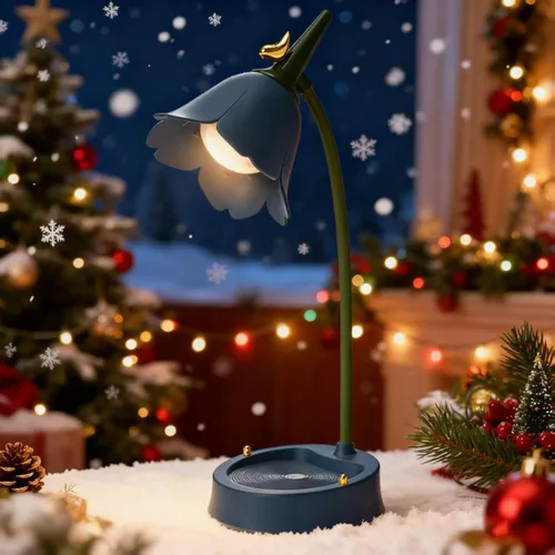 Miniatura 6 de magical JD Lámpara LED de escritorio inalámbrica, luz de mesa ajustable, cuello de cisne regulable, batería recargable, luz nocturna para cuidado