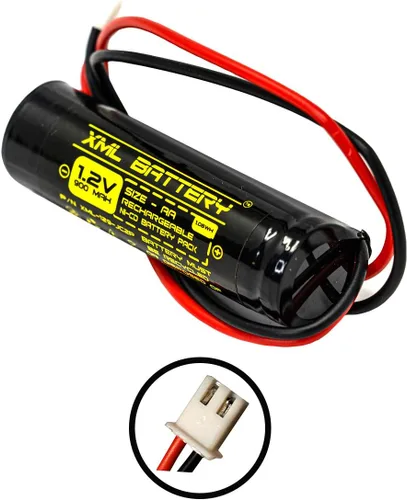 Miniatura 3 de 1.2v 900mAh Unitech AA900mAh AA BST DAA900BT D-AA900BT Ni-CD Batería Recargable Reemplazo para Señal de Salida Luz de Emergencia