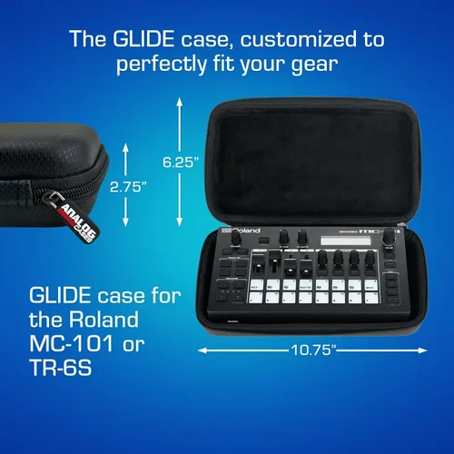Miniatura 5 de ANALOG CASES Roland MC-101 / TR-6S - Funda GLIDE compacta ajustada a medida para viajes