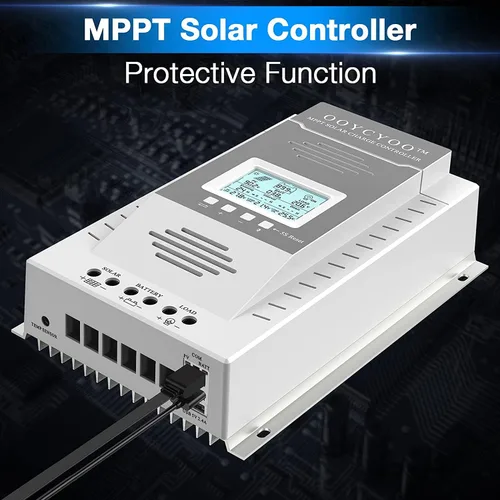 Miniatura 4 de Controlador solar MPPT de 100 amperios, entrada de 100 V, batería de litio LiFePO4 (plomo ácido AGM), voltaje de entrada máximo 100 V, potencia 1300