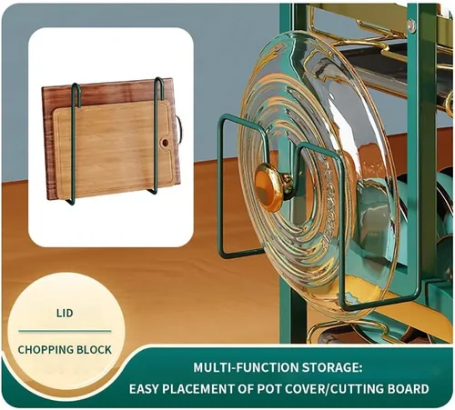 Miniatura 5 de Escurridor de platos con escurridor de 2 niveles de acero inoxidable para encimera de cocina, escurridor de platos de 3 capas, estante organizador